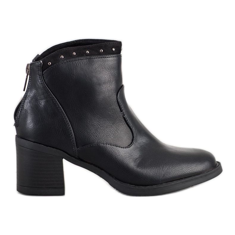 Kylie Casual Eco Leather Boots black
