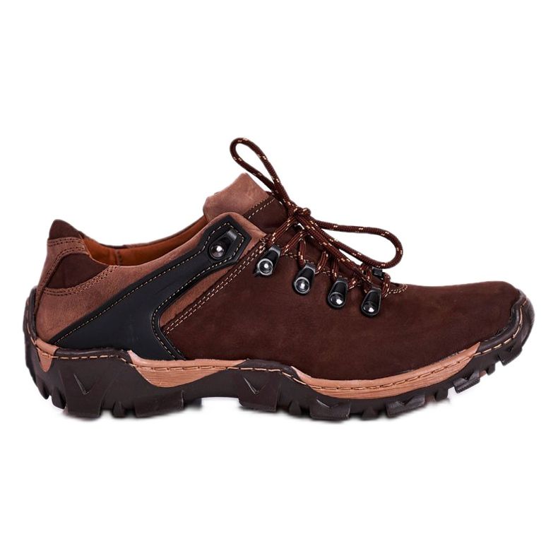 Bednarek Polish Shoes Men's Brown Leather Trekking Shoes Bednarek Bednarek Polish Shoes Men's Brown Leather Trekking Shoes Bednarek