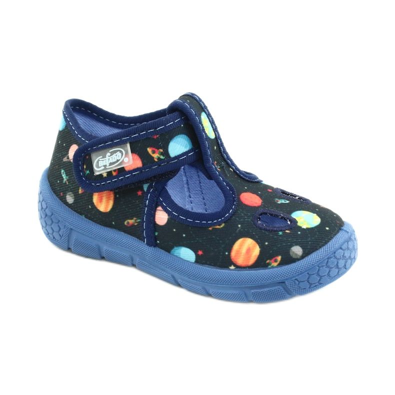 Befado children's shoes 533P011 navy blue blue multicolored