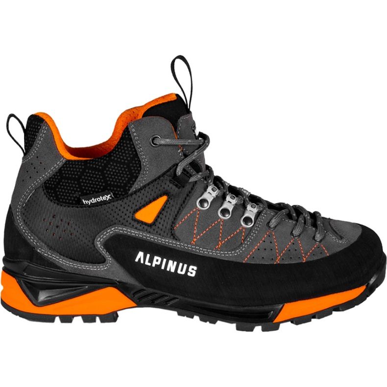 Trekking shoes Alpinus The Ridge Mid Pro anthracite-orange GR43288 grey