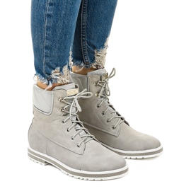 Gray insulated boots from Arlinda grey