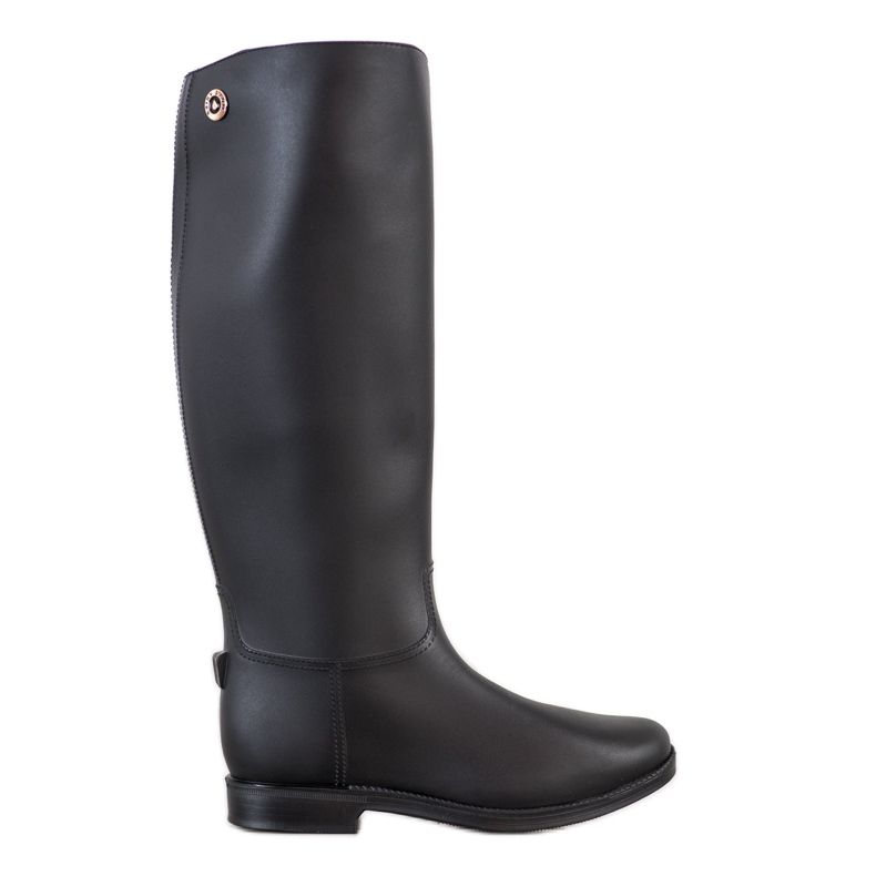 SHELOVET Tall Black Galoshes