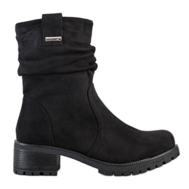 SHELOVET High Worker Boots black