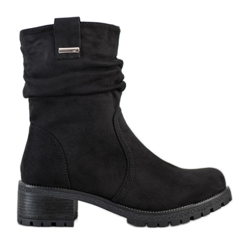 SHELOVET High Worker Boots black