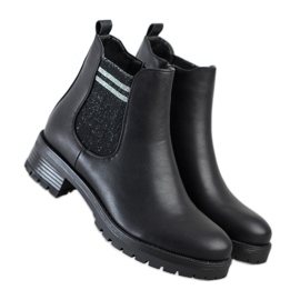 SHELOVET Sports Booties On The Platform black