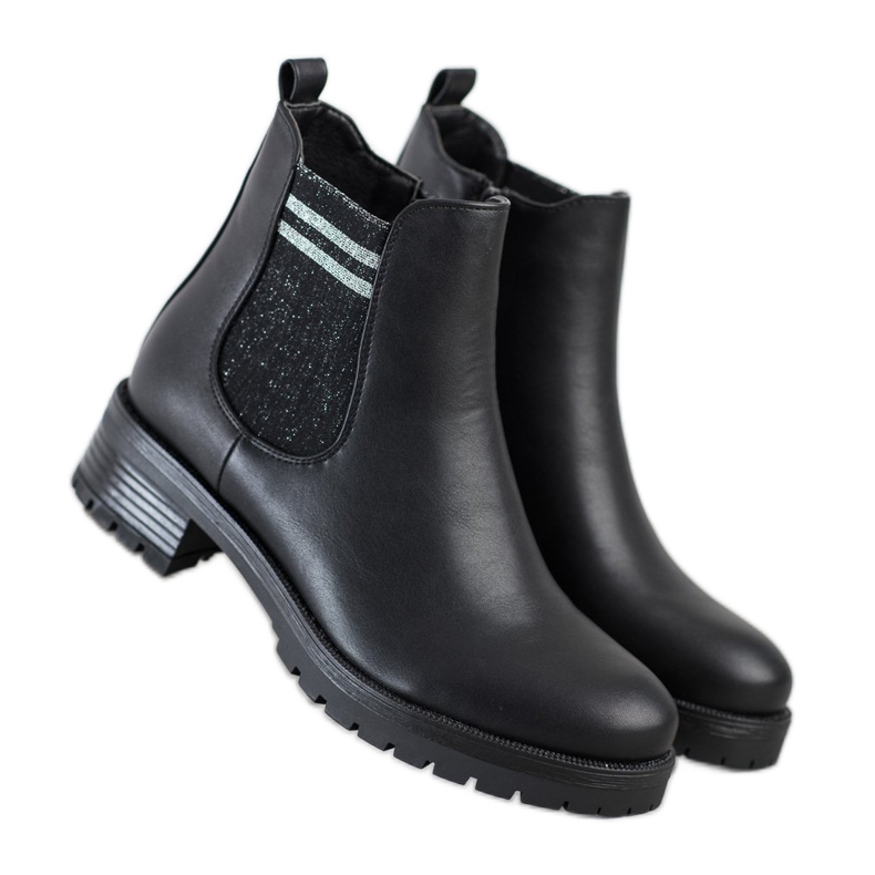 SHELOVET Sports Booties On The Platform black