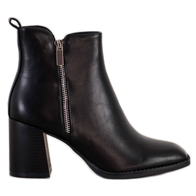 SHELOVET Classic boots with a zipper black