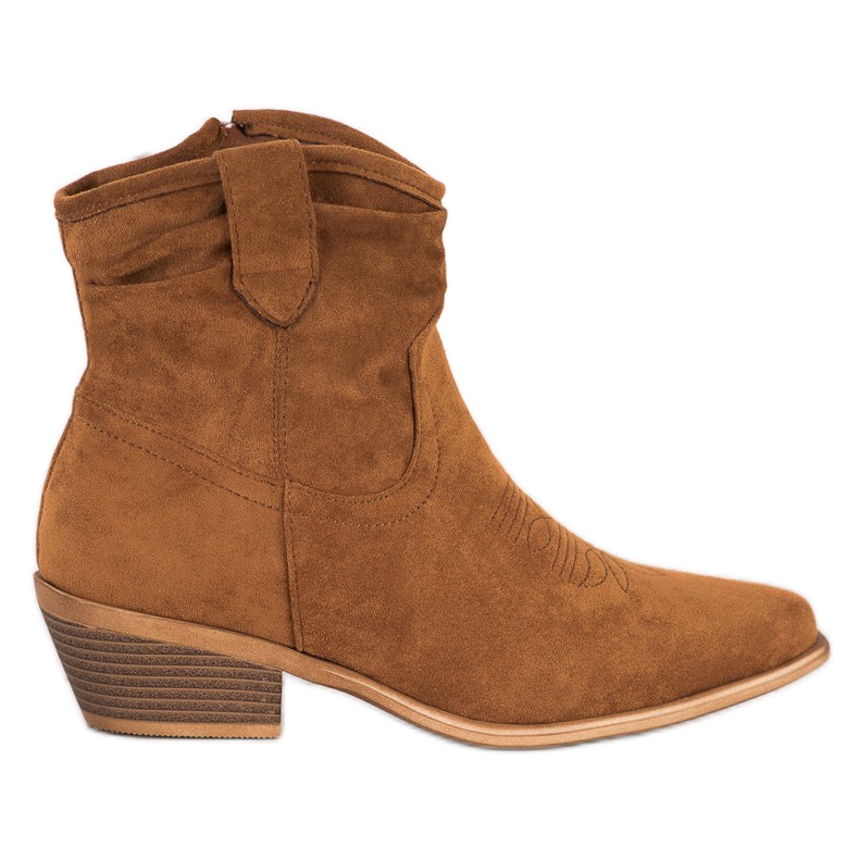 Cm Paris Suede cowboy boots brown