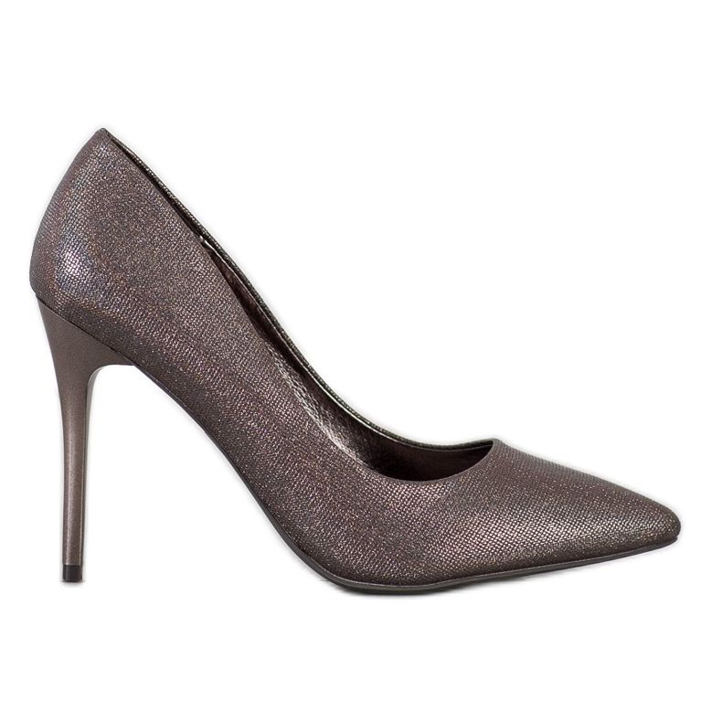 Goodin Fashionable pumps on a pin grey Goodin Fashionable pumps on a pin grey