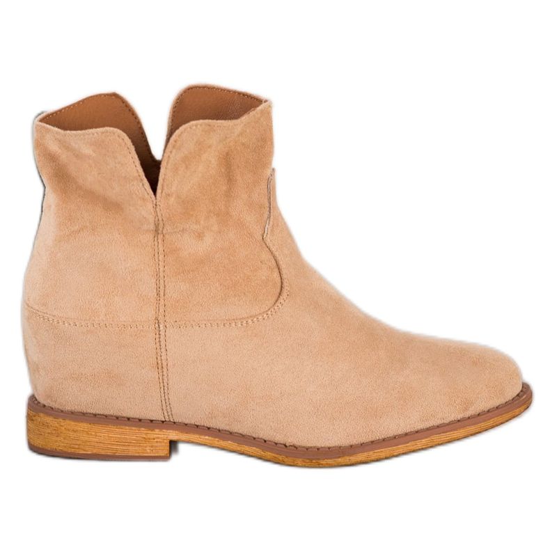 Sergio Todzi Cowboy boots on a wedge beige