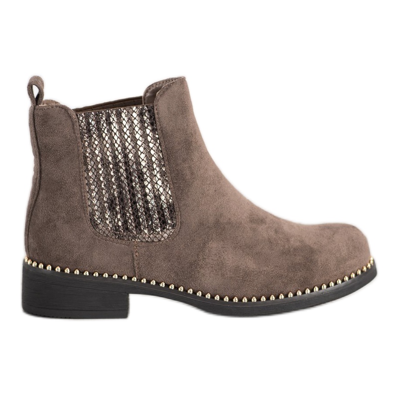 SHELOVET Stylish Chelsea boots grey