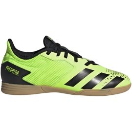 Adidas Predator 20.4 In Sala Junior football boots green-black EH3043