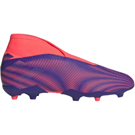 Adidas Nemeziz.3 Ll Fg Junior purple-pink EH0583 football shoes violet Adidas Nemeziz.3 Ll Fg Junior purple-pink EH0583 football shoes violet