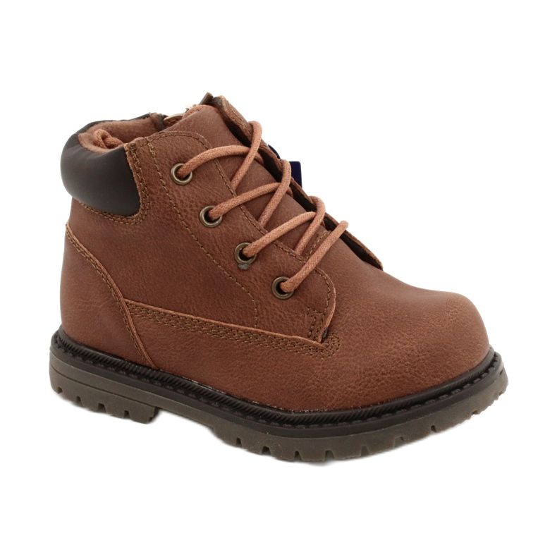 Apawwa Children's boys' brown boots Moa boots