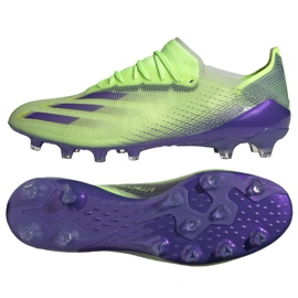Adidas X Ghosted.1 Ag M FY0958 football boots blue, violet, green green Adidas X Ghosted.1 Ag M FY0958 football boots blue, violet, green green
