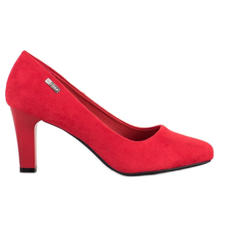 J. Star Casual Heeled Pumps red