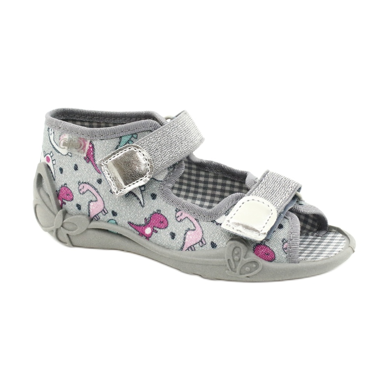 Befado children's shoes 242P105 silver grey