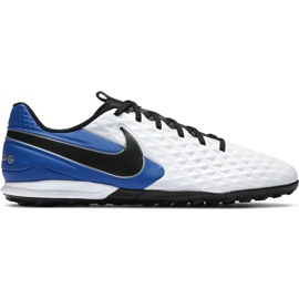 Nike Tiempo Legend 8 Academy Tf M AT6100 104 football shoe , white, blue white Nike Tiempo Legend 8 Academy Tf M AT6100 104 football shoe , white, blue white