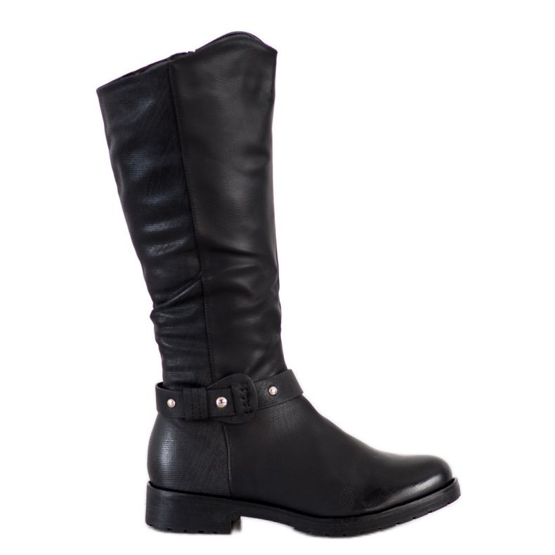 Bella Paris Black Riding Boots Bella Paris Black Riding Boots