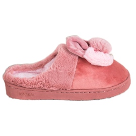 Bona Pink Slippers With Damage