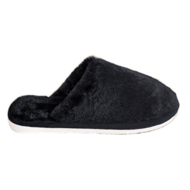 Bona Fur Slippers black