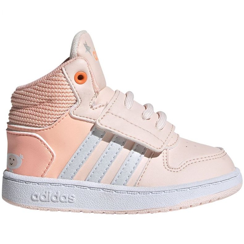 Adidas Hoops Mid Jr FW4924 shoes pink Adidas Hoops Mid Jr FW4924 shoes pink