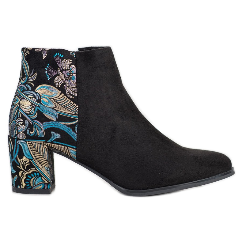 Boots With Sergio Leone Pattern black