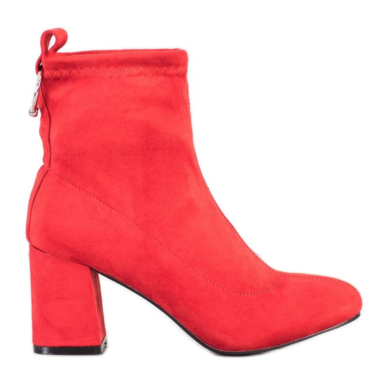 Fashion Slip-on boots red