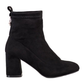 Fashion Slip-on boots black Fashion Slip-on boots black