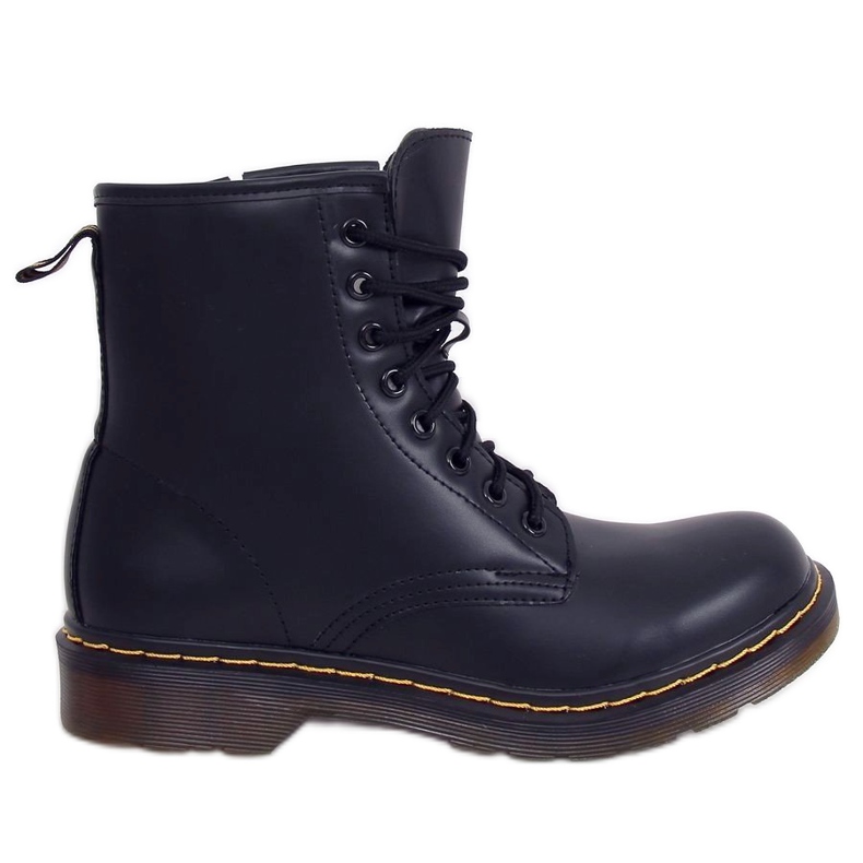 Lace-up boots black martensiaki NC1019 Black Lace-up boots black martensiaki NC1019 Black