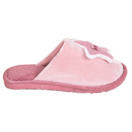 Bona Comfortable Dream Slippers white pink
