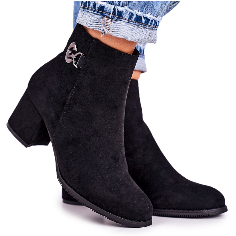 PJ1 Classic Women's Warm Boots On A Heel Black Success