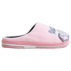 Bona Welcome Home slippers pink grey Bona Welcome Home slippers pink grey