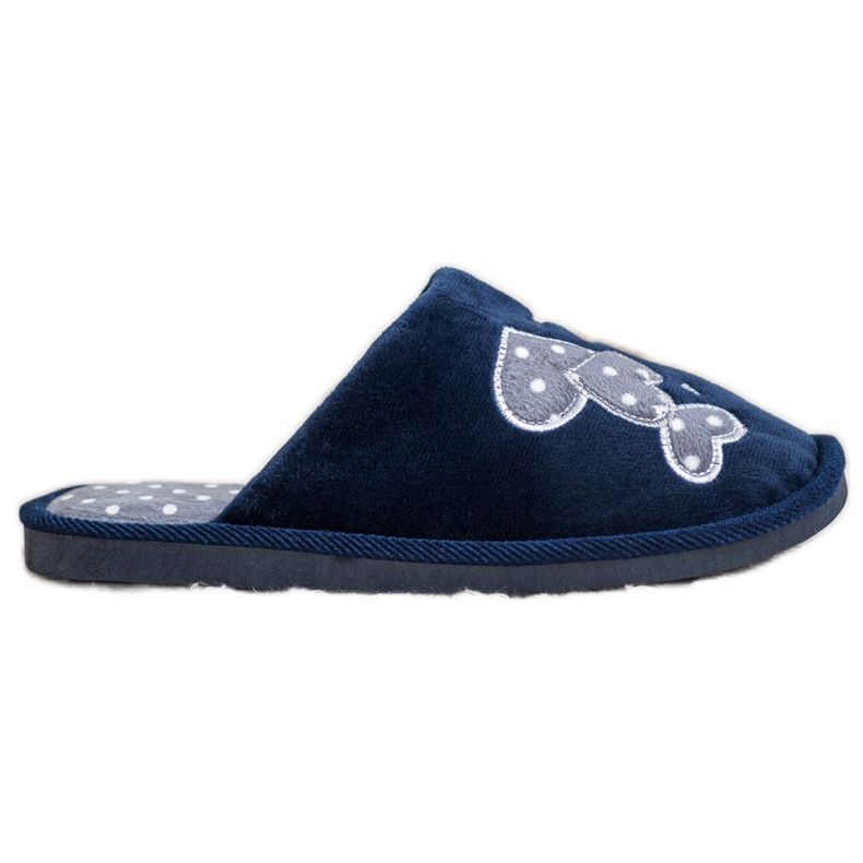 Bona Warm Happy Comfort slippers navy blue