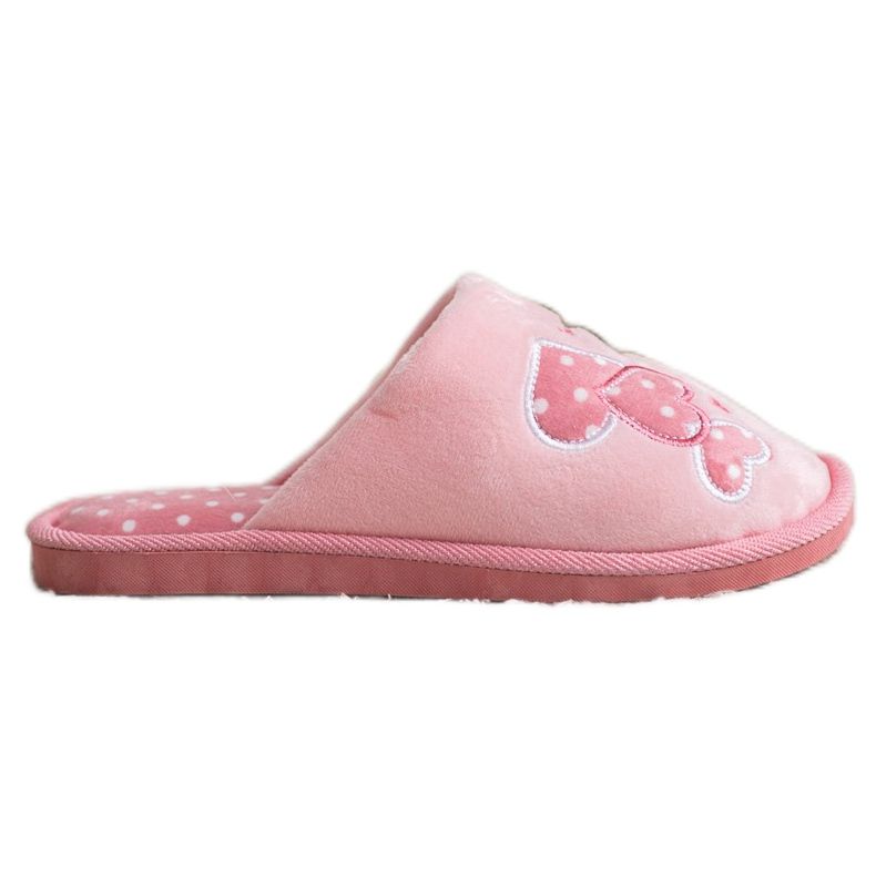Bona Warm Happy Comfort slippers white pink