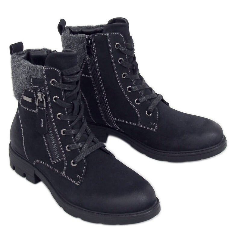Black timber boots for women 4058 Black Black timber boots for women 4058 Black