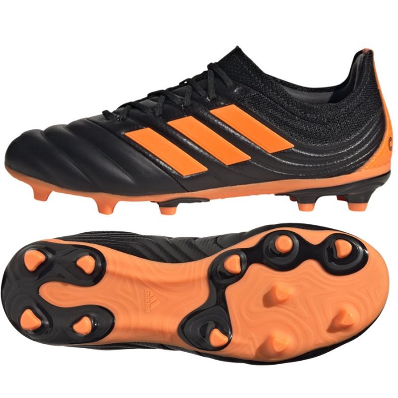 adidas orange and black football boots