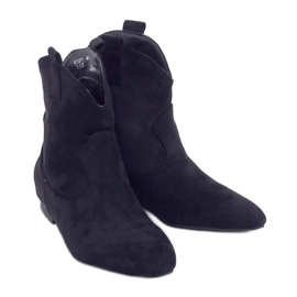 Women's black suede sashes NC1071 Black