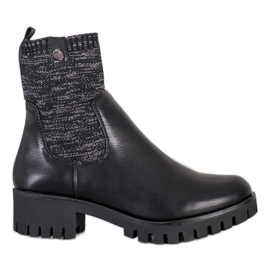 Daszyński Slip-on Boots On The Platform black