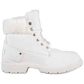 SHELOVET Hiking Boots With Fur white SHELOVET Hiking Boots With Fur white