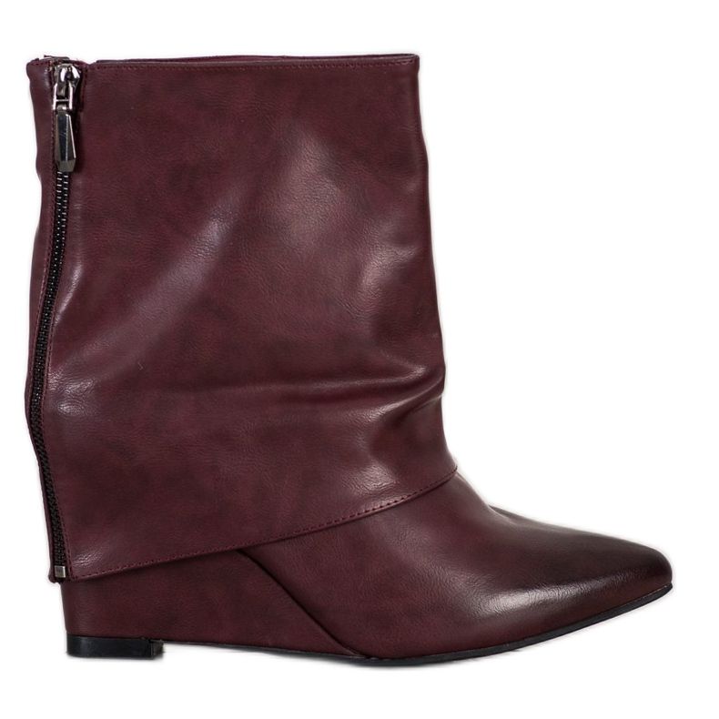 Sweet Shoes Fashion wedge boots red Sweet Shoes Fashion wedge boots red