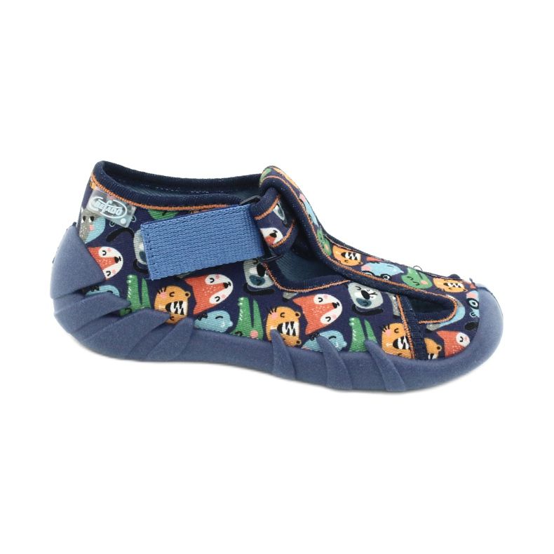 Befado children's shoes 190P101 navy blue blue multicolored green Befado children's shoes 190P101 navy blue blue multicolored green