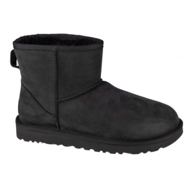 Boots Ugg W Classic Mini Leather W 1016558-BLK black