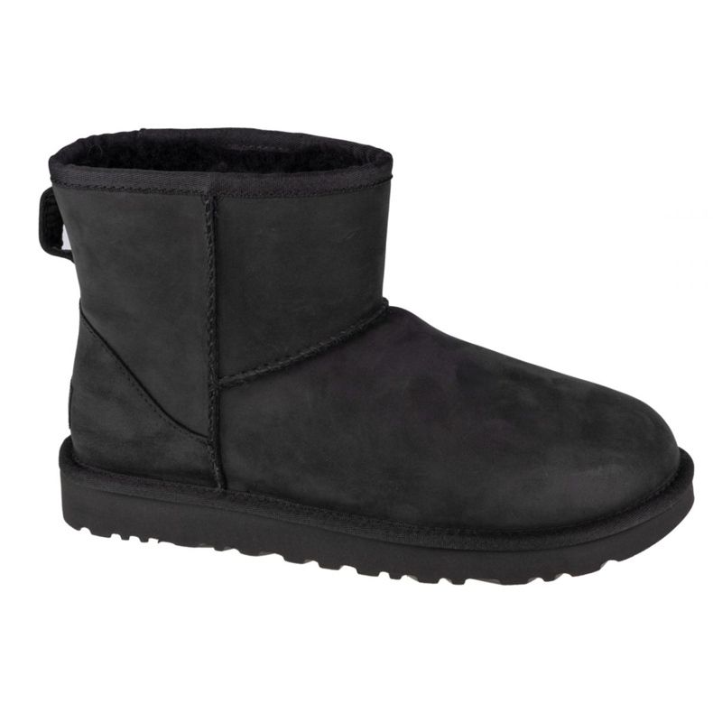 Boots Ugg W Classic Mini Leather W 1016558-BLK black