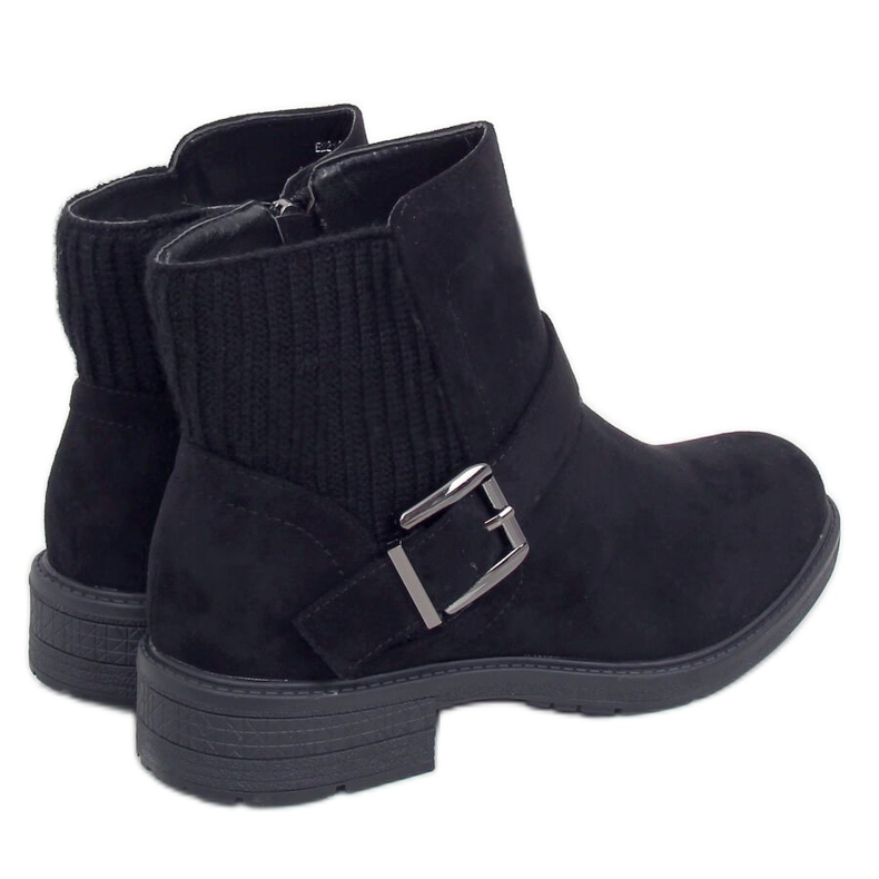 Black women's boots E2210 Black