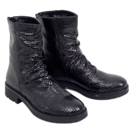 Black women's boots RB74 Black