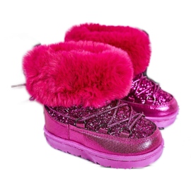 Children's Snow Boots With Fur Fuchsia Nicola pink