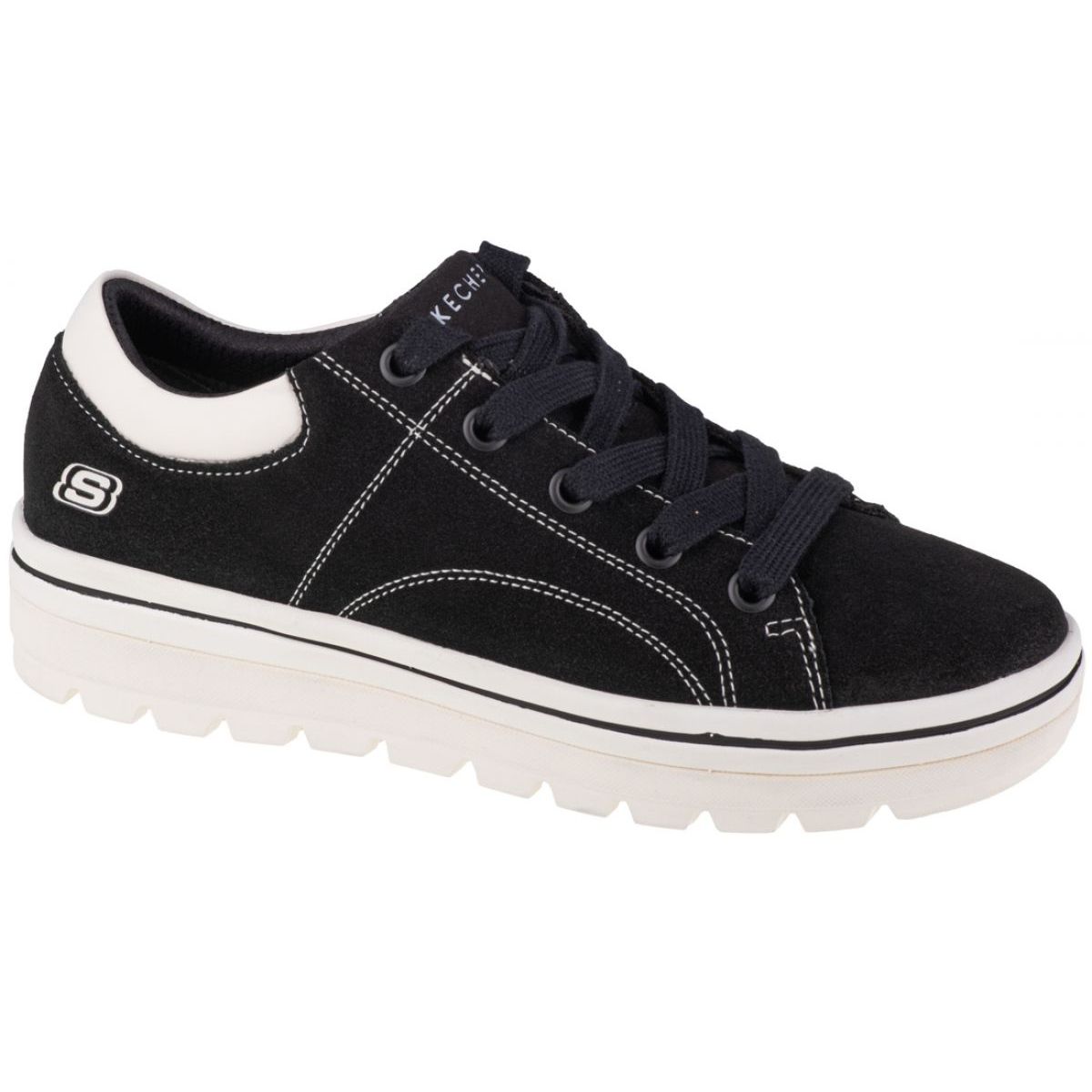 skechers tennis shoes black