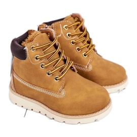 Children's Warm Boots Trappers Caramel Woody multicolored yellow