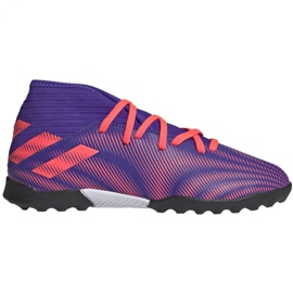 Adidas Nemeziz.3 Tf Jr EH0576 football boots orange, purple, pink purple